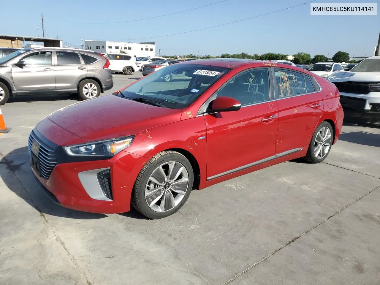 KMHC85LC5KU114141 2019 Hyundai Ioniq Limited