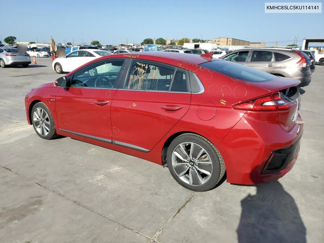 2019 Hyundai Ioniq Limited VIN: KMHC85LC5KU114141 Lot: 61313064