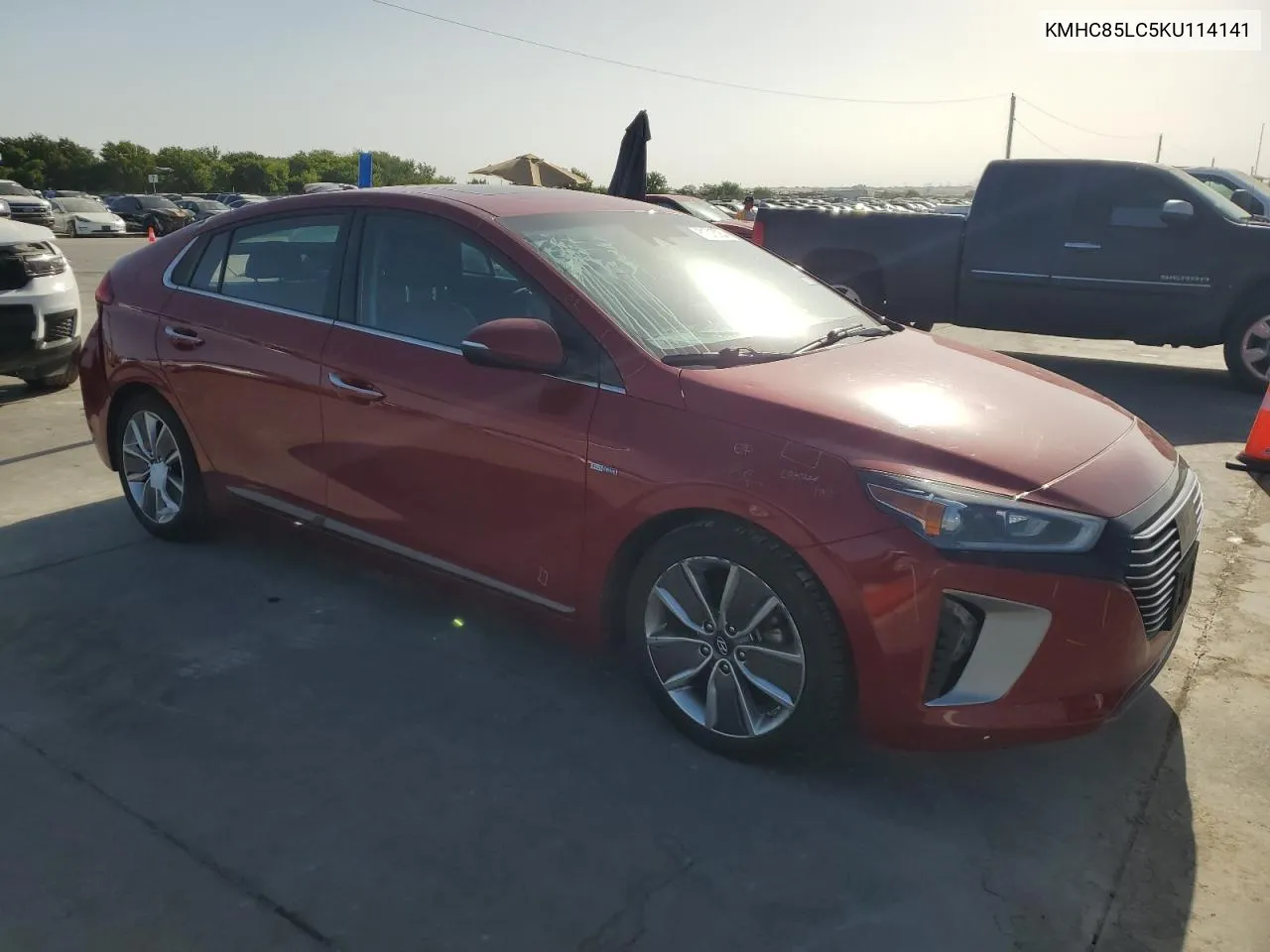 2019 Hyundai Ioniq Limited VIN: KMHC85LC5KU114141 Lot: 61313064