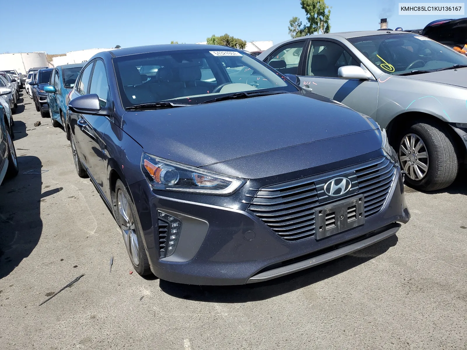 KMHC85LC1KU136167 2019 Hyundai Ioniq Limited