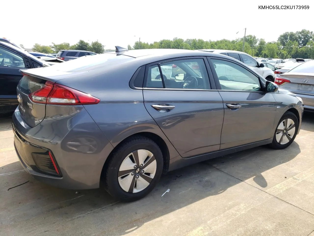 2019 Hyundai Ioniq Blue VIN: KMHC65LC2KU173959 Lot: 65355214