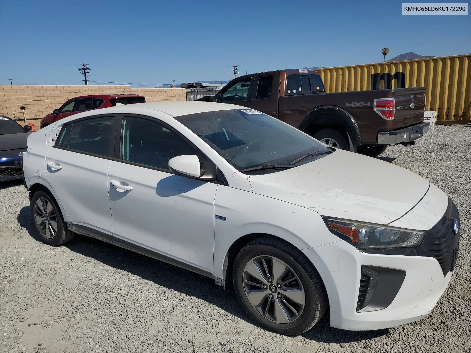 2019 Hyundai Ioniq VIN: KMHC65LD6KU172290 Lot: 65990584