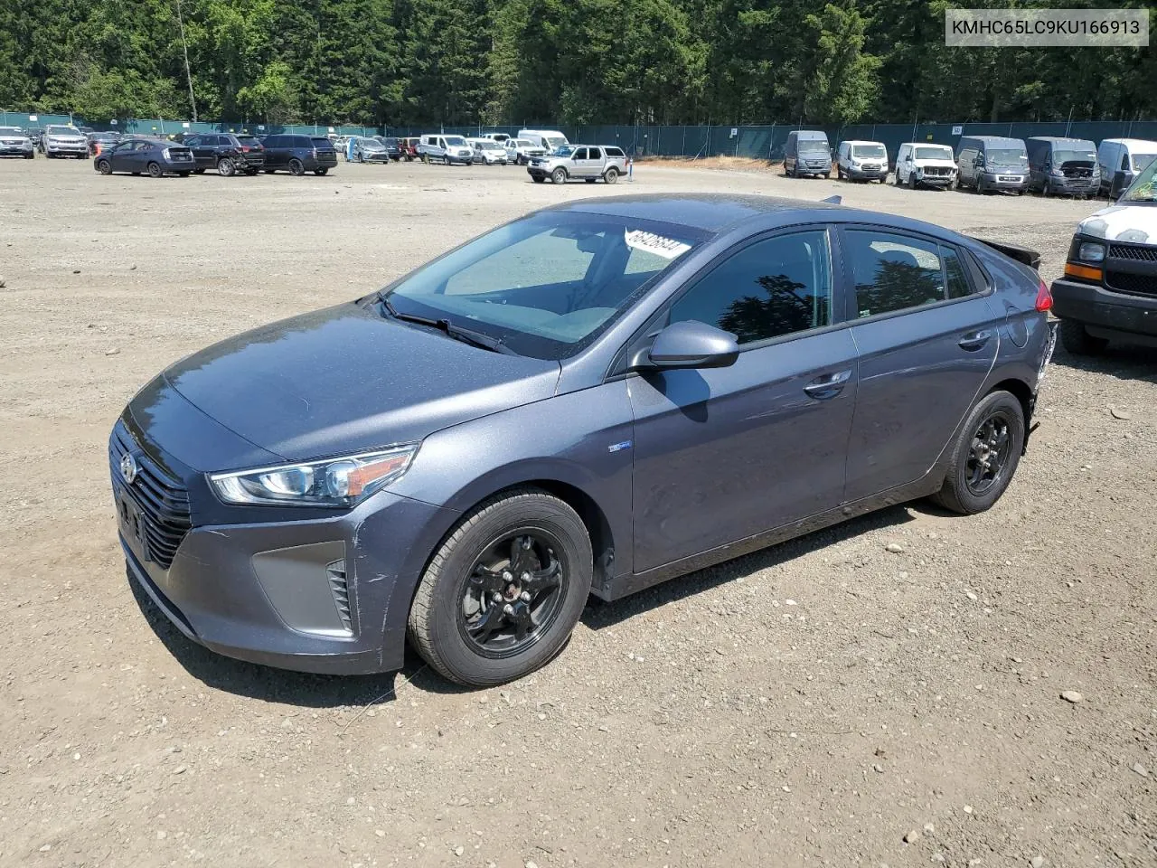 2019 Hyundai Ioniq Blue VIN: KMHC65LC9KU166913 Lot: 66426644