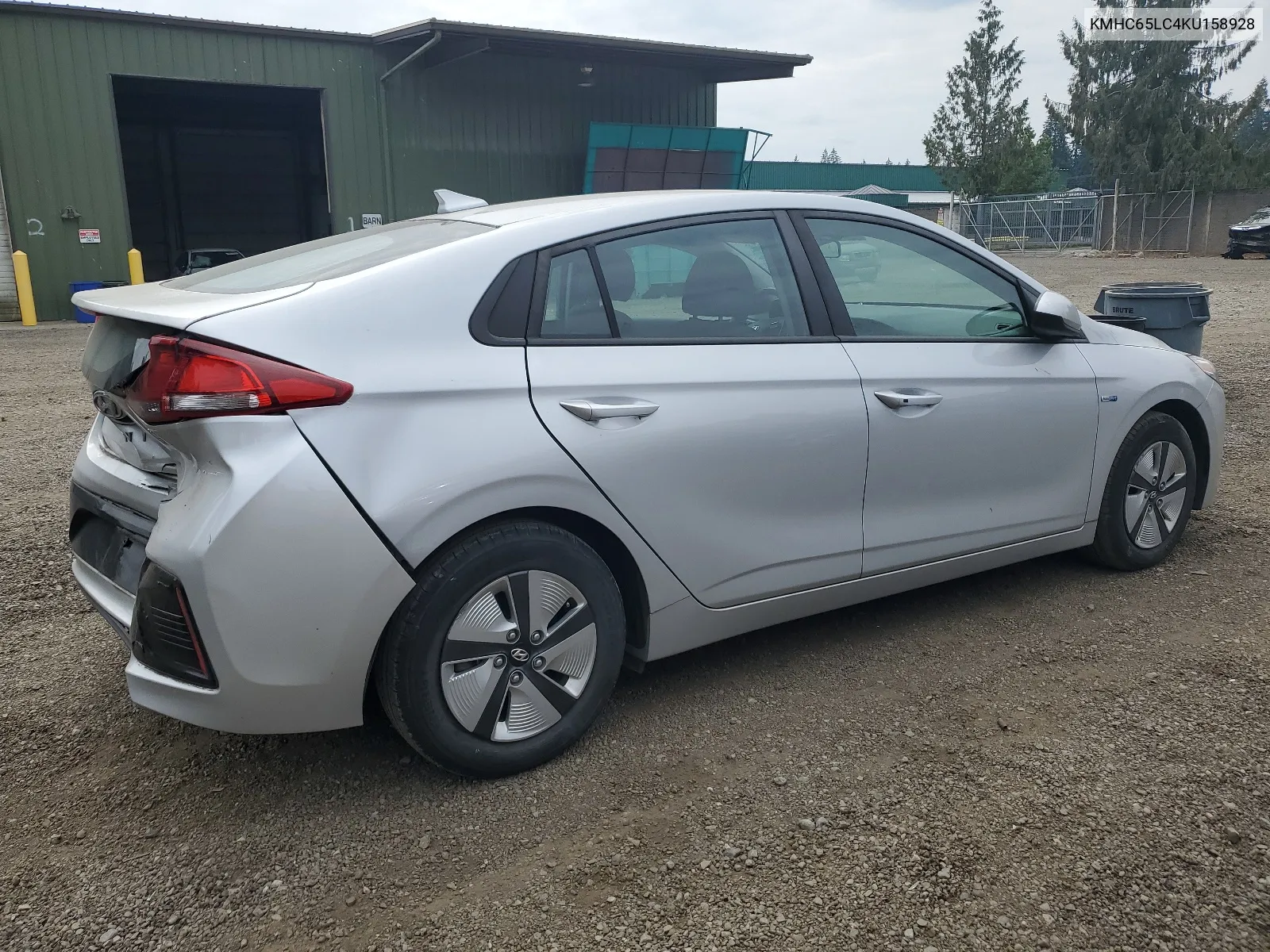 KMHC65LC4KU158928 2019 Hyundai Ioniq Blue