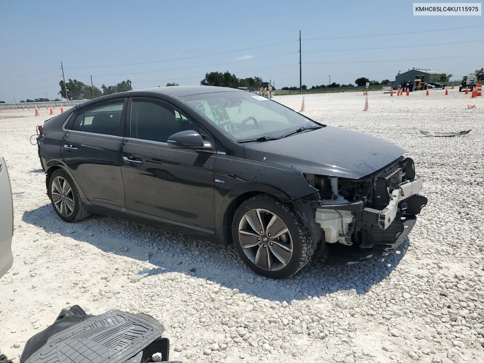 KMHC85LC4KU115975 2019 Hyundai Ioniq Limited