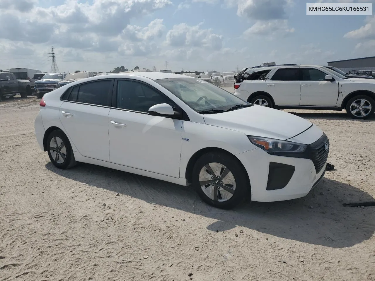 2019 Hyundai Ioniq Blue VIN: KMHC65LC6KU166531 Lot: 68813264