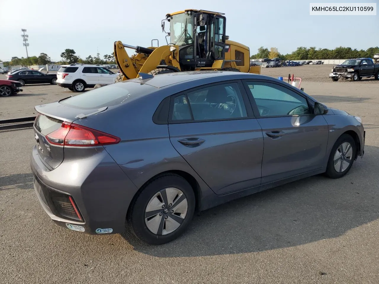 KMHC65LC2KU110599 2019 Hyundai Ioniq Blue