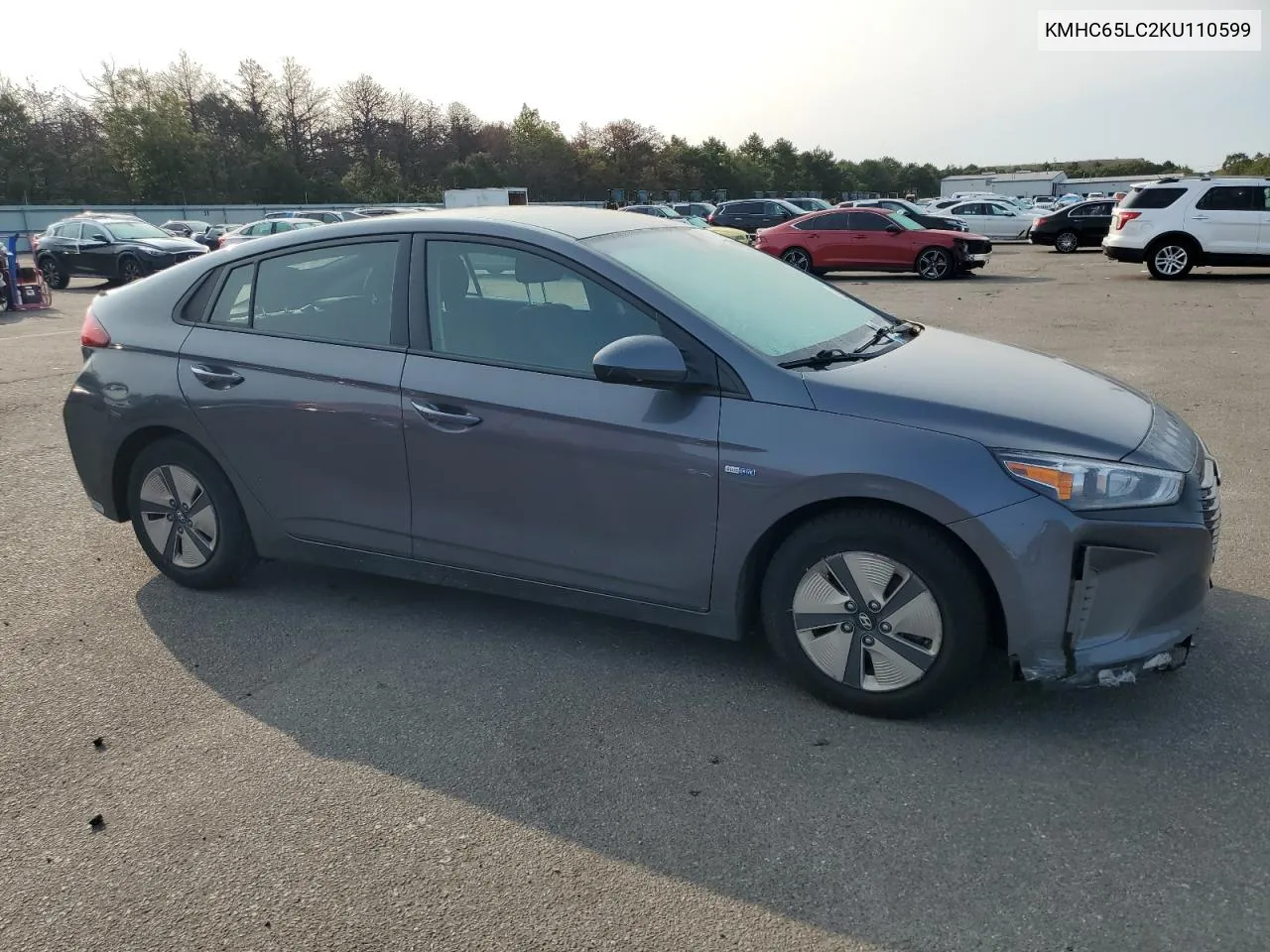 2019 Hyundai Ioniq Blue VIN: KMHC65LC2KU110599 Lot: 69125434