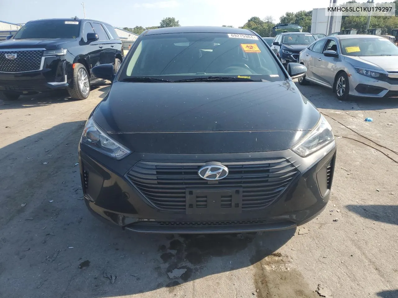 KMHC65LC1KU179297 2019 Hyundai Ioniq Blue