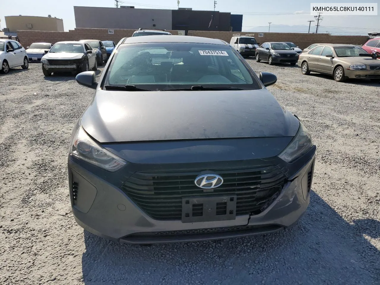 KMHC65LC8KU140111 2019 Hyundai Ioniq Blue