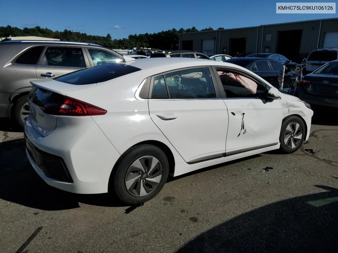 KMHC75LC9KU106126 2019 Hyundai Ioniq Sel