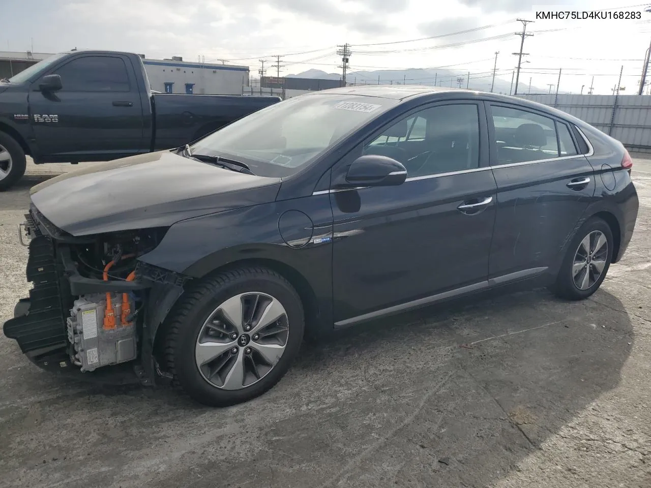 2019 Hyundai Ioniq Limited VIN: KMHC75LD4KU168283 Lot: 71283154