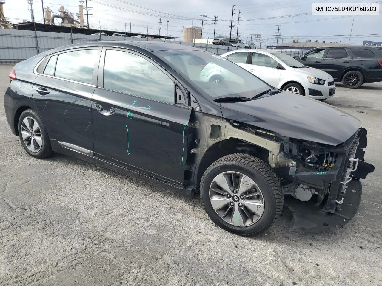 2019 Hyundai Ioniq Limited VIN: KMHC75LD4KU168283 Lot: 71283154