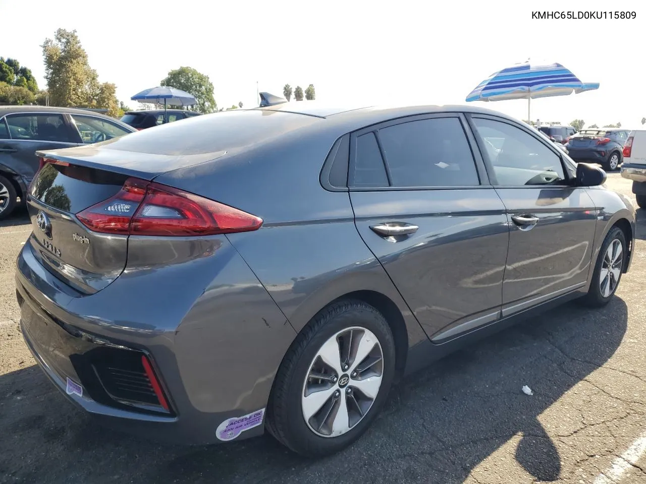 2019 Hyundai Ioniq VIN: KMHC65LD0KU115809 Lot: 71447374