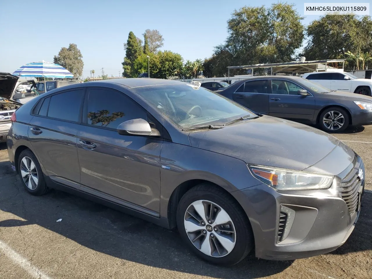 2019 Hyundai Ioniq VIN: KMHC65LD0KU115809 Lot: 71447374