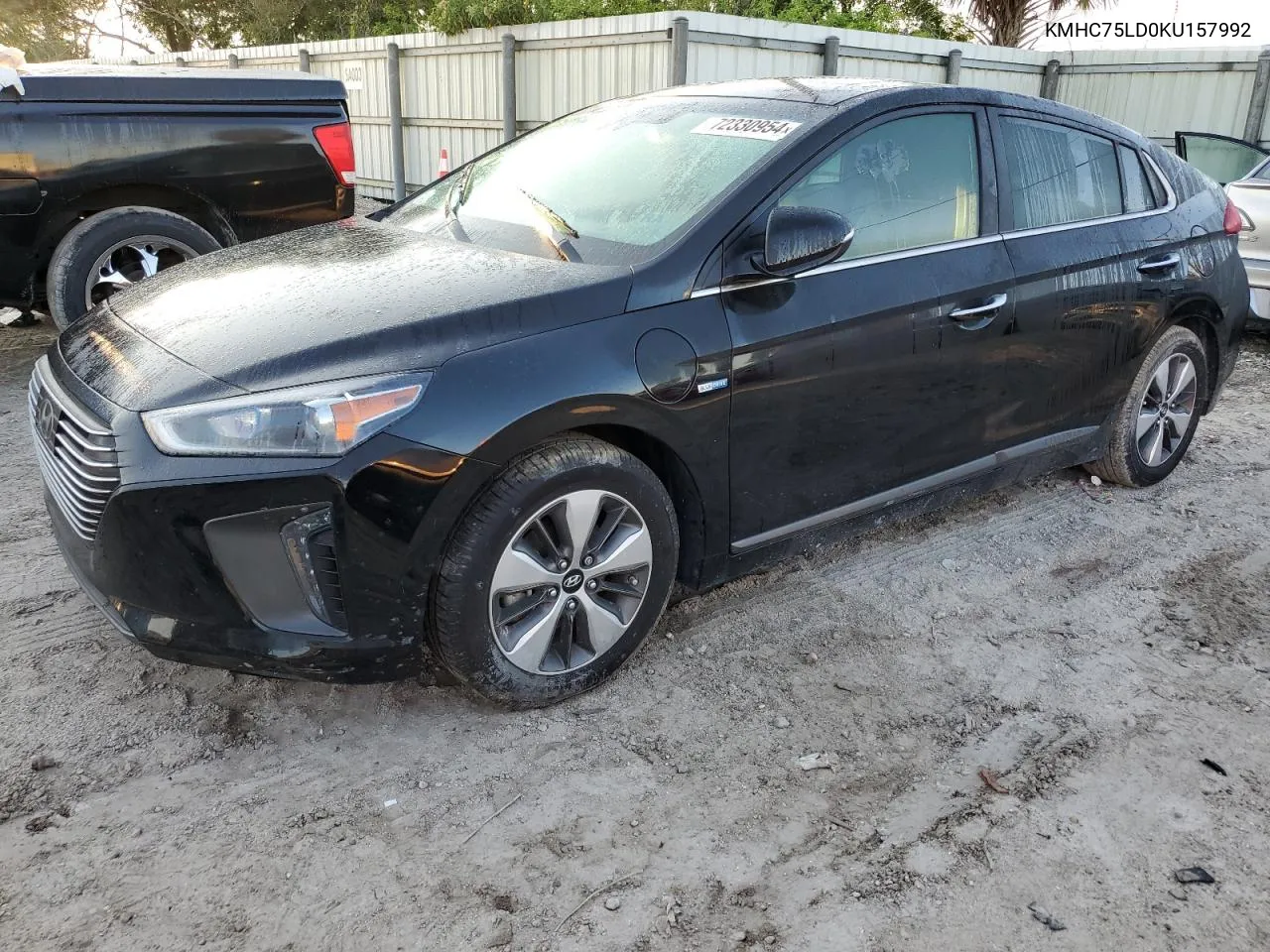 2019 Hyundai Ioniq Limited VIN: KMHC75LD0KU157992 Lot: 72330954