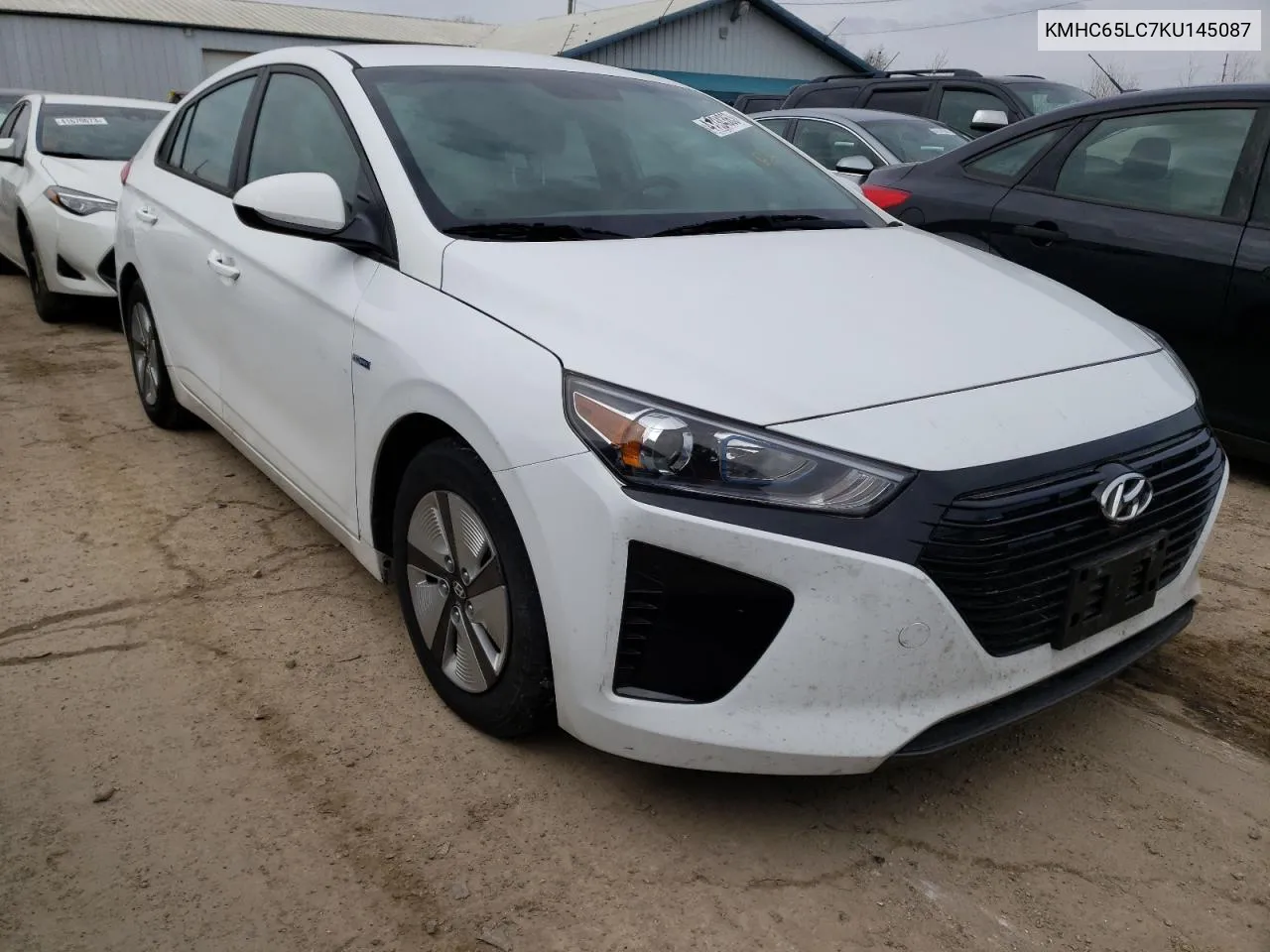 2019 Hyundai Ioniq Blue VIN: KMHC65LC7KU145087 Lot: 73037464