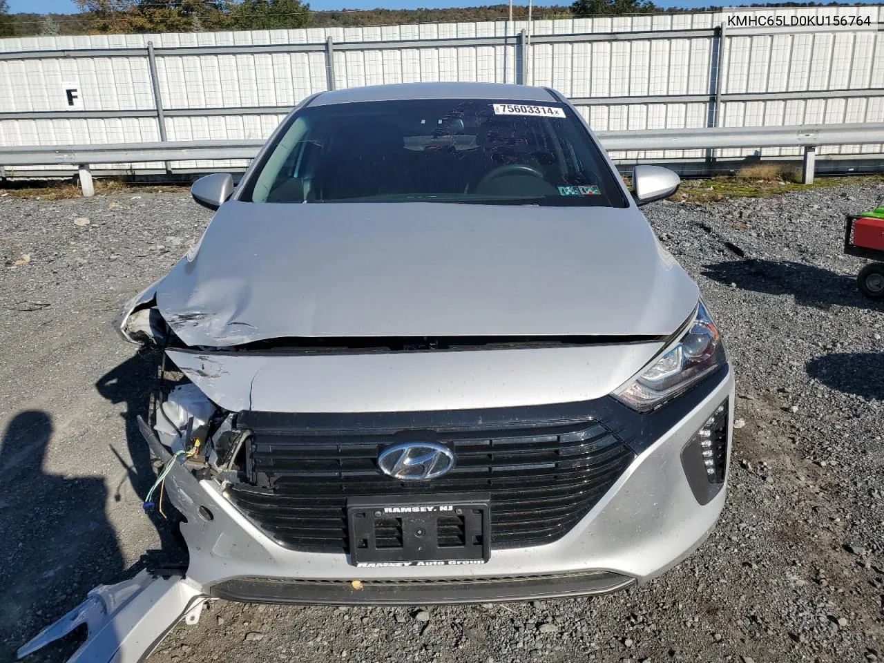 KMHC65LD0KU156764 2019 Hyundai Ioniq