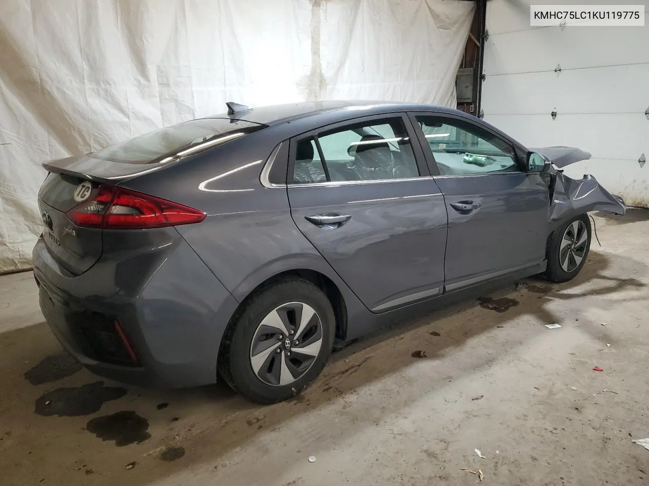 2019 Hyundai Ioniq Sel VIN: KMHC75LC1KU119775 Lot: 75768314