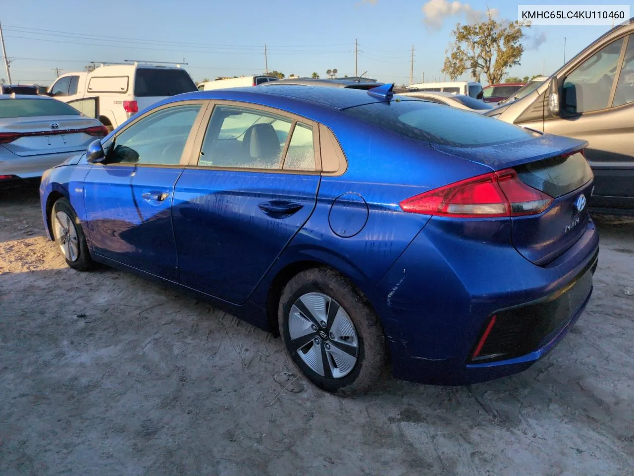 KMHC65LC4KU110460 2019 Hyundai Ioniq Blue