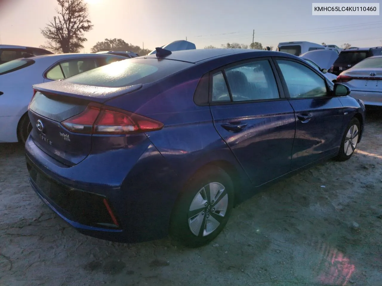 2019 Hyundai Ioniq Blue VIN: KMHC65LC4KU110460 Lot: 76001224