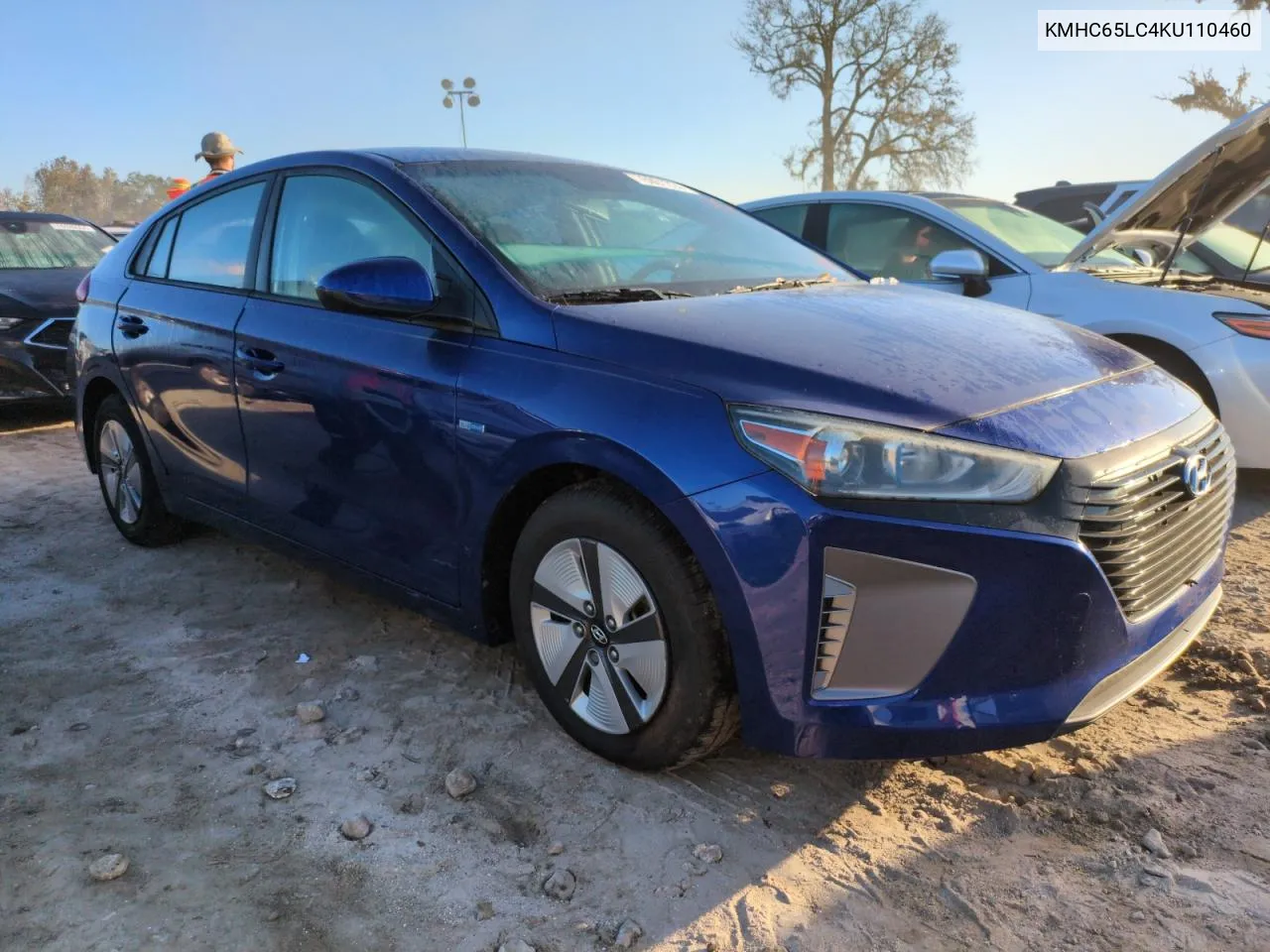 KMHC65LC4KU110460 2019 Hyundai Ioniq Blue