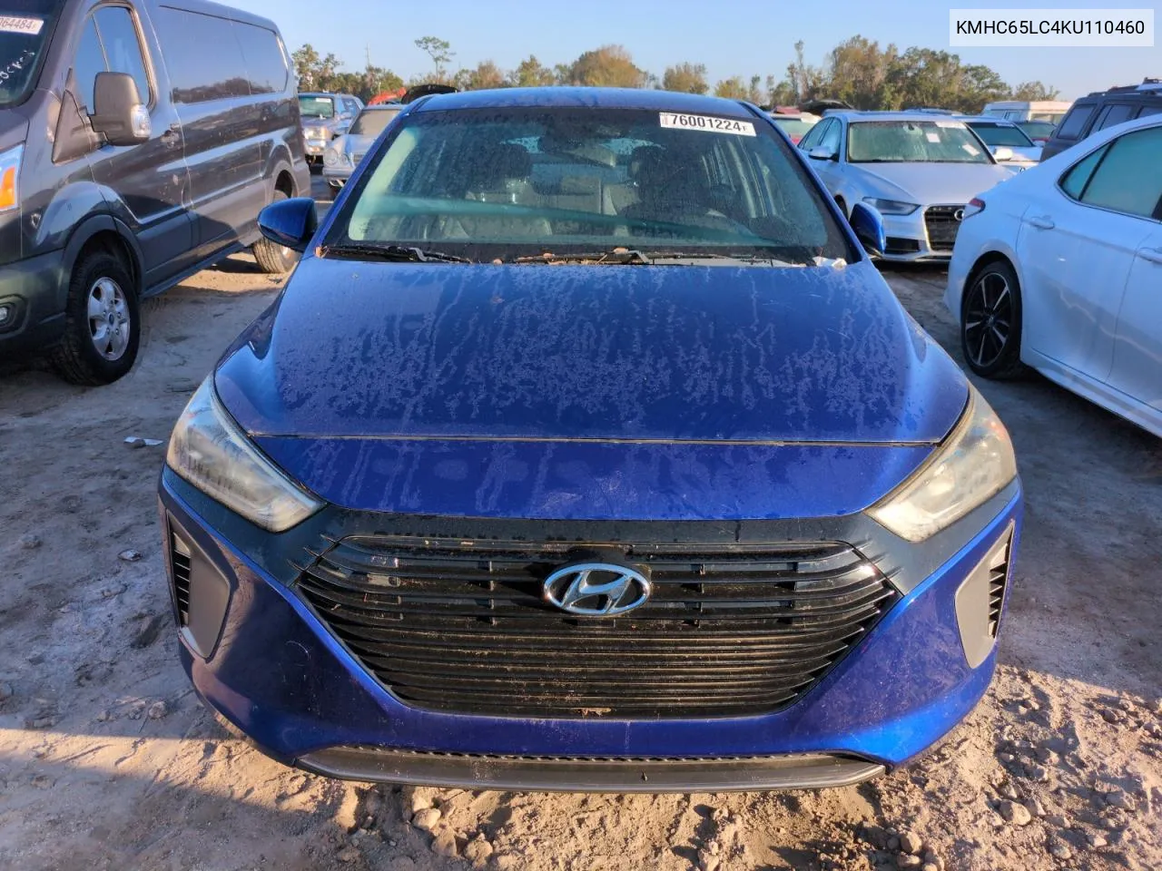 2019 Hyundai Ioniq Blue VIN: KMHC65LC4KU110460 Lot: 76001224