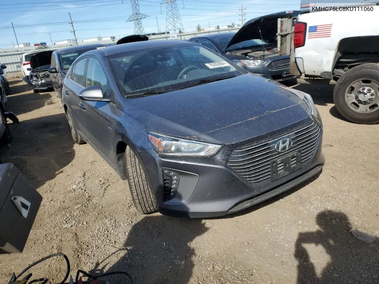 2019 Hyundai Ioniq Sel VIN: KMHC75LC8KU111060 Lot: 76262864