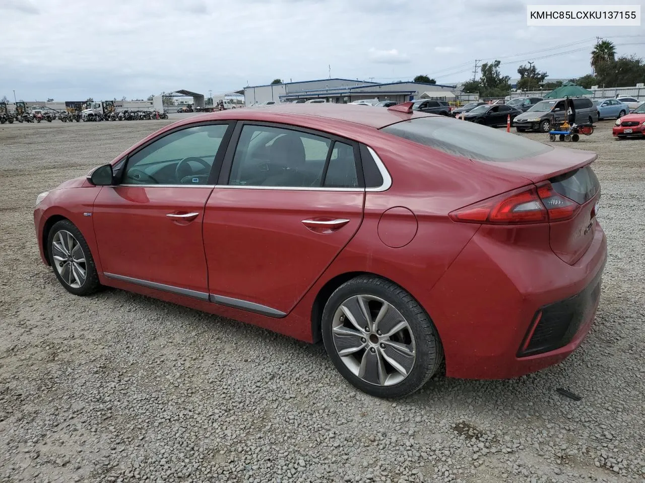 2019 Hyundai Ioniq Limited VIN: KMHC85LCXKU137155 Lot: 76530564