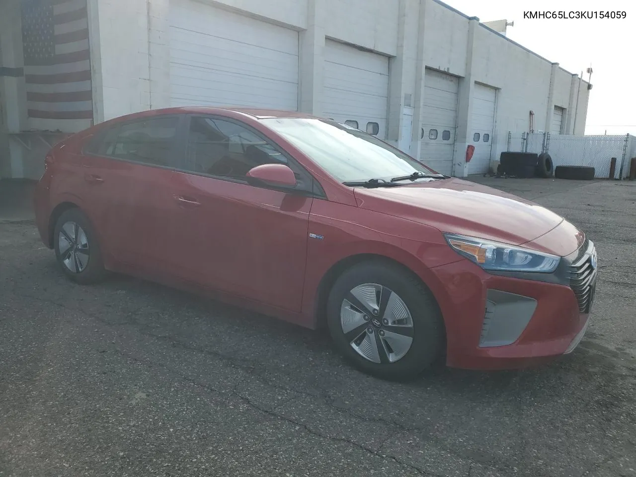 KMHC65LC3KU154059 2019 Hyundai Ioniq Blue