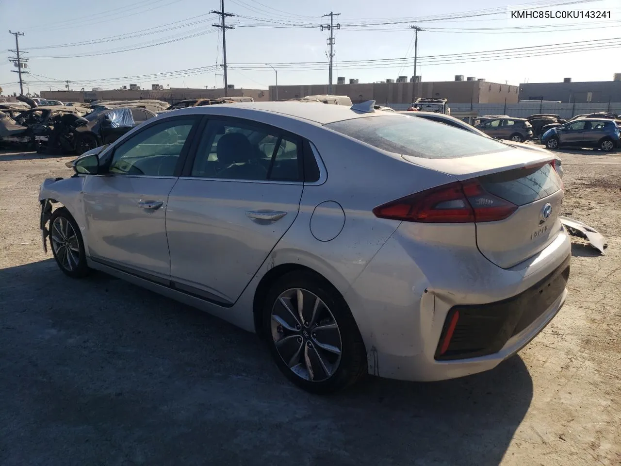 2019 Hyundai Ioniq Limited VIN: KMHC85LC0KU143241 Lot: 77998694