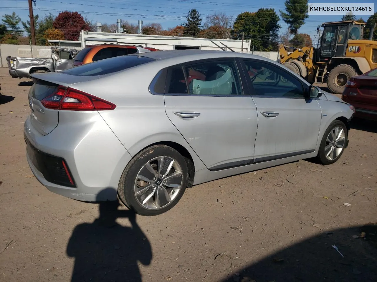 2019 Hyundai Ioniq Limited VIN: KMHC85LCXKU124616 Lot: 78258494