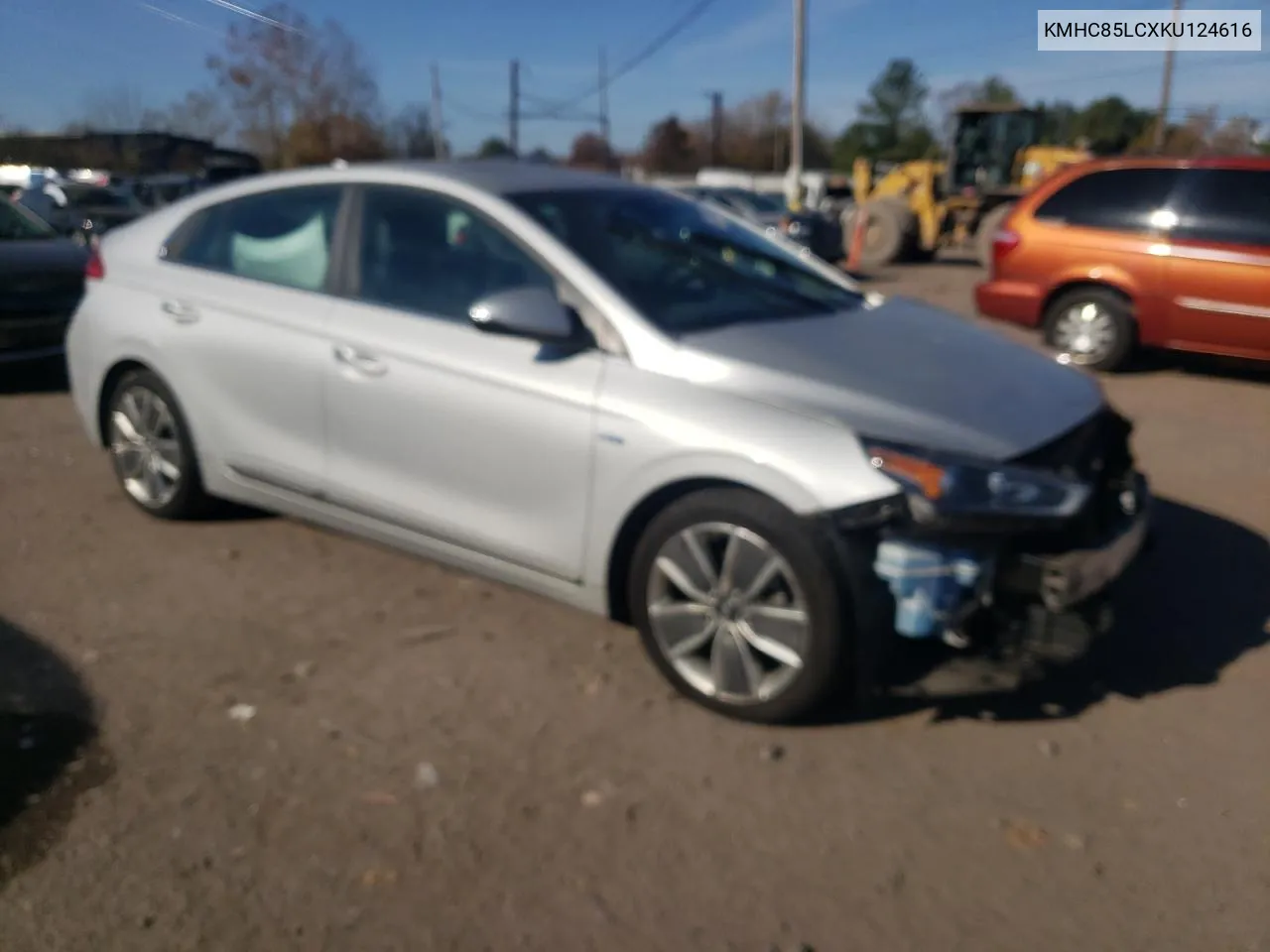 2019 Hyundai Ioniq Limited VIN: KMHC85LCXKU124616 Lot: 78258494