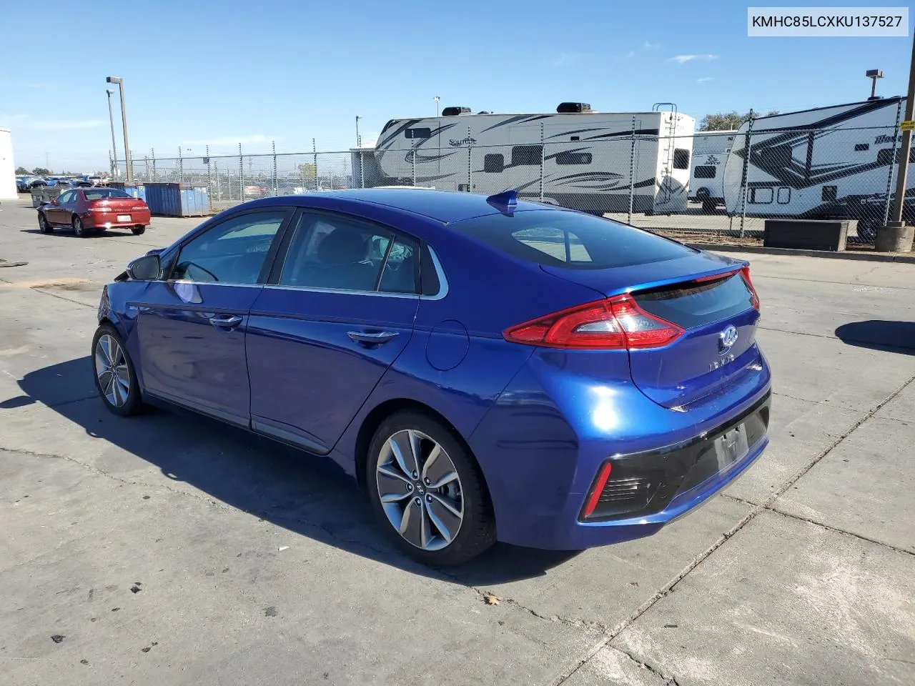 2019 Hyundai Ioniq Limited VIN: KMHC85LCXKU137527 Lot: 78537424