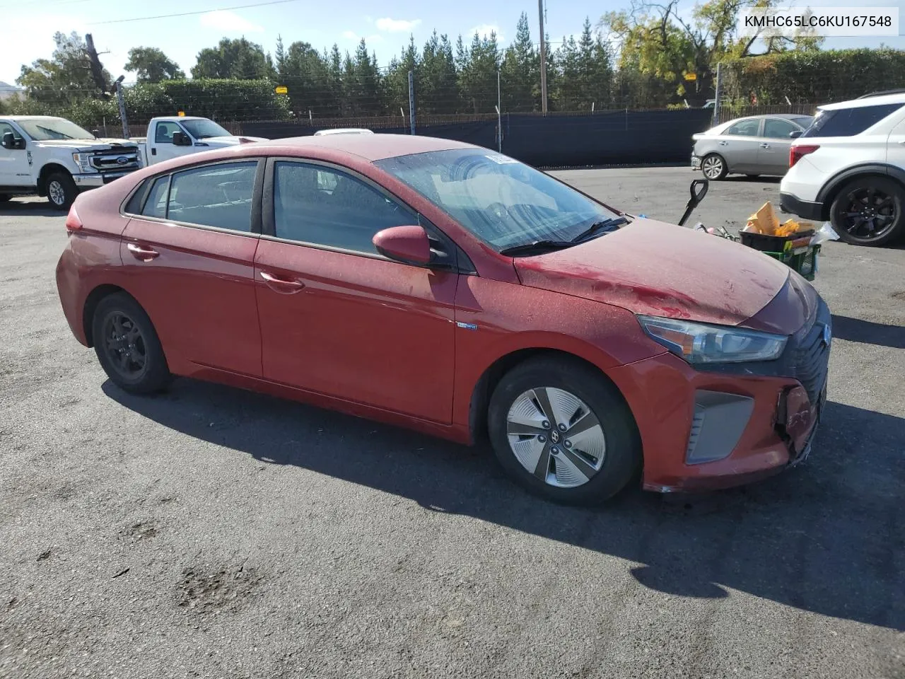 2019 Hyundai Ioniq Blue VIN: KMHC65LC6KU167548 Lot: 79116234