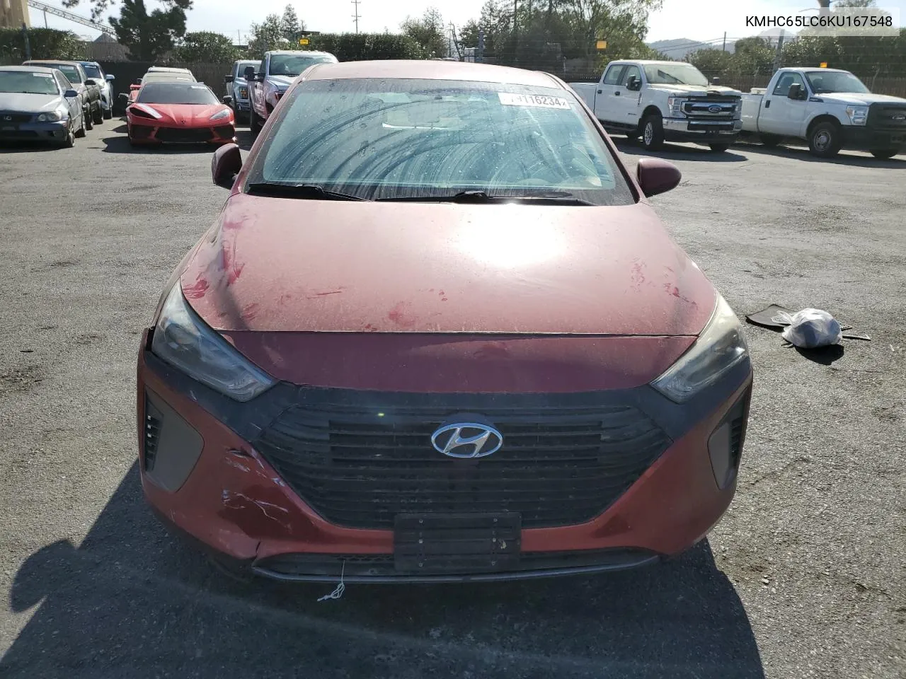 2019 Hyundai Ioniq Blue VIN: KMHC65LC6KU167548 Lot: 79116234