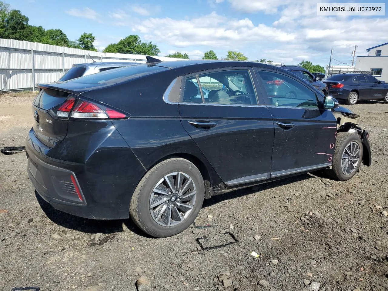 2020 Hyundai Ioniq Limited VIN: KMHC85LJ6LU073972 Lot: 56676384