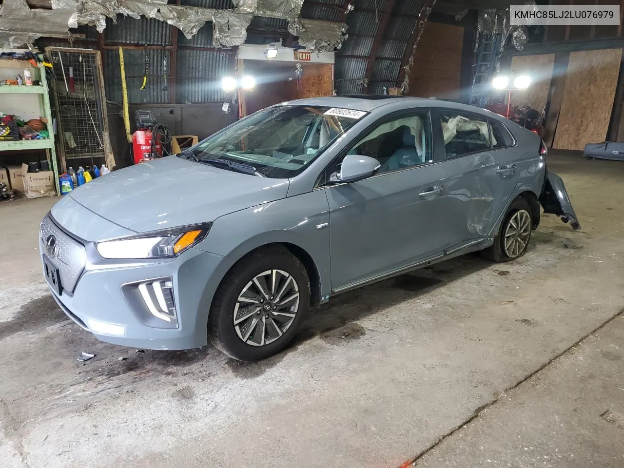 2020 Hyundai Ioniq Limited VIN: KMHC85LJ2LU076979 Lot: 60802674