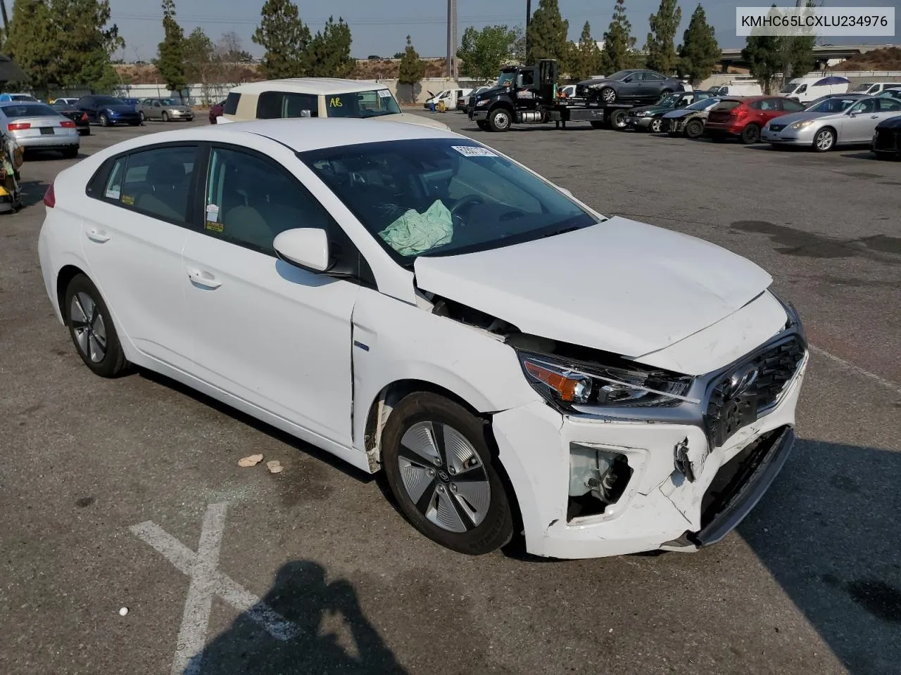 KMHC65LCXLU234976 2020 Hyundai Ioniq Blue