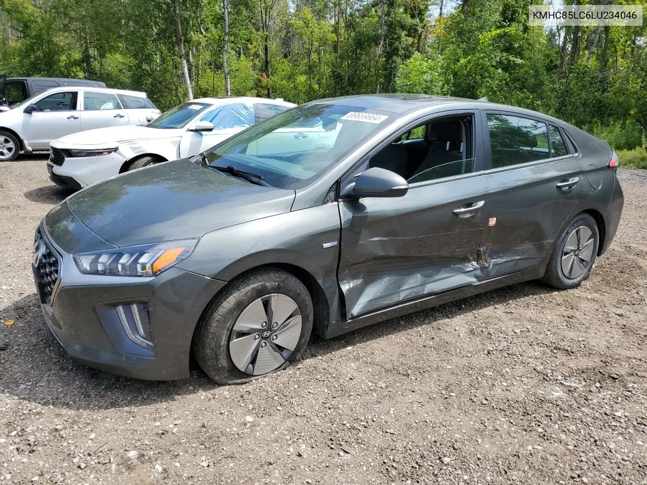 2020 Hyundai Ioniq Sel VIN: KMHC85LC6LU234046 Lot: 66669664