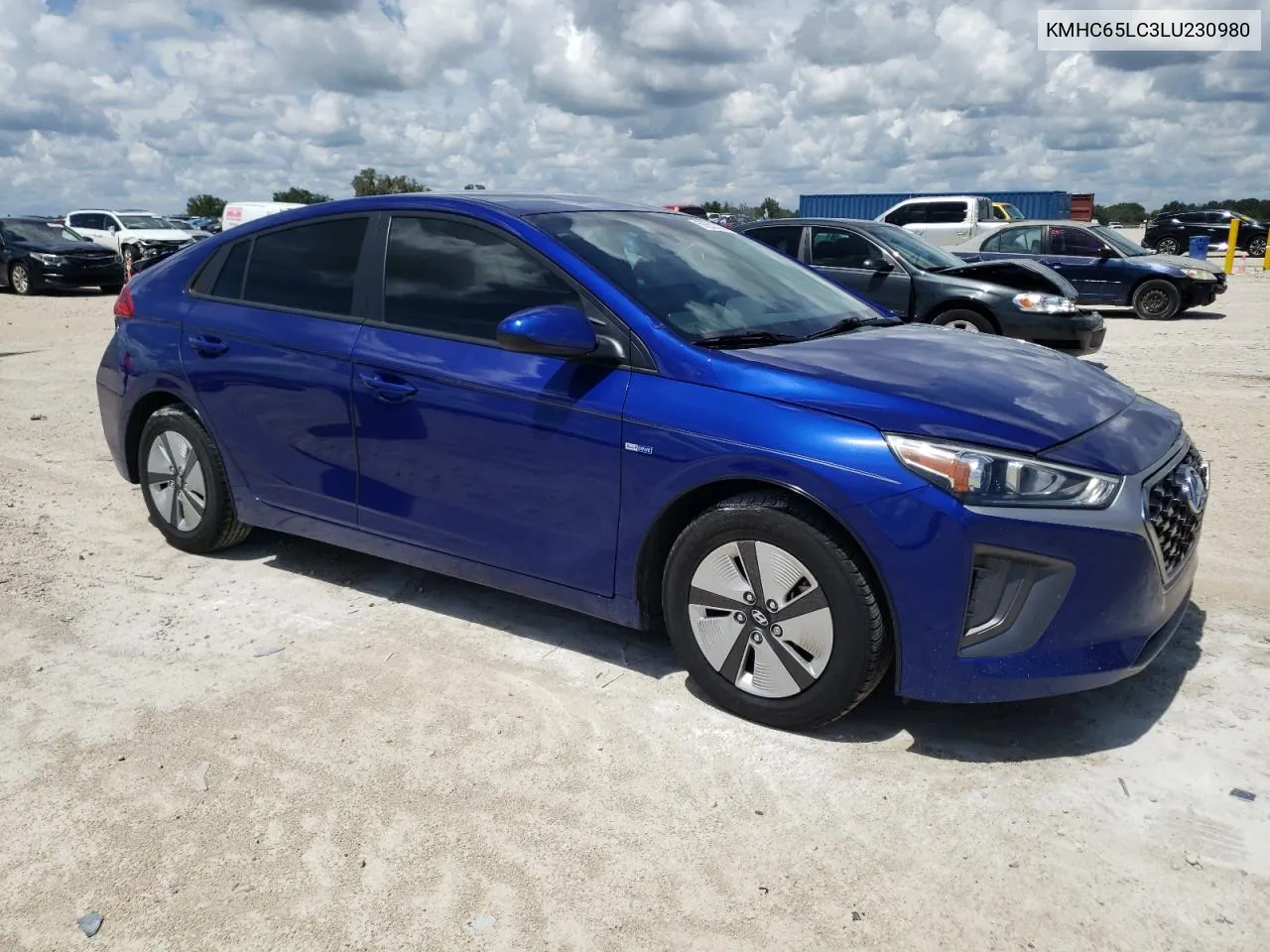 KMHC65LC3LU230980 2020 Hyundai Ioniq Blue