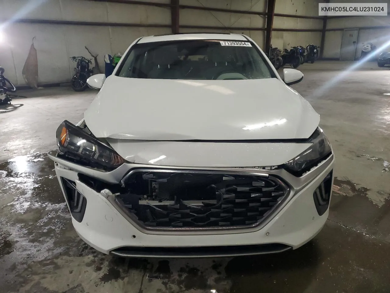 2020 Hyundai Ioniq Limited VIN: KMHC05LC4LU231024 Lot: 71393554