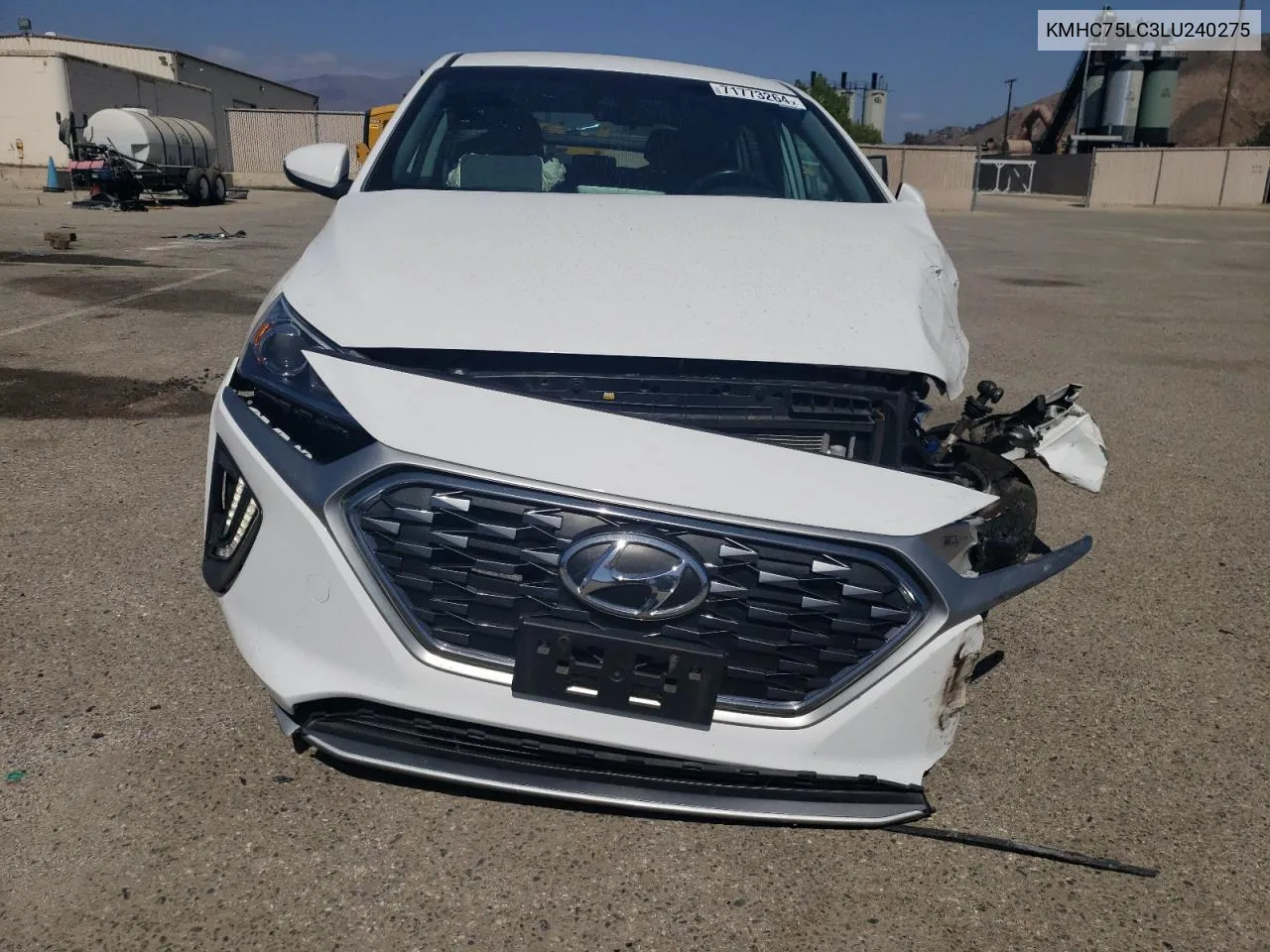 2020 Hyundai Ioniq Se VIN: KMHC75LC3LU240275 Lot: 71773264