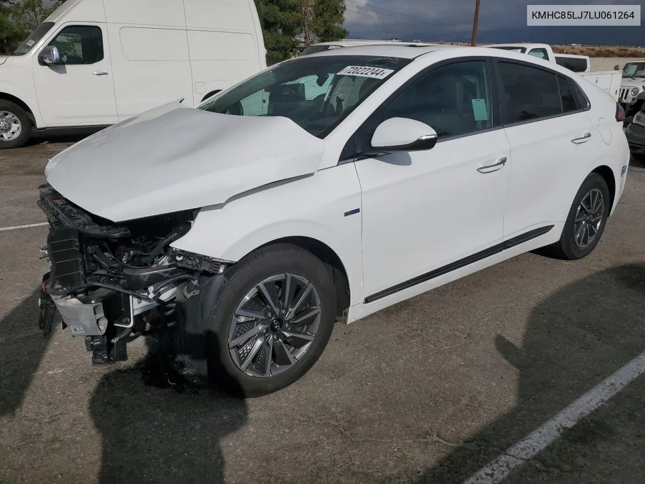 2020 Hyundai Ioniq Limited VIN: KMHC85LJ7LU061264 Lot: 72022244