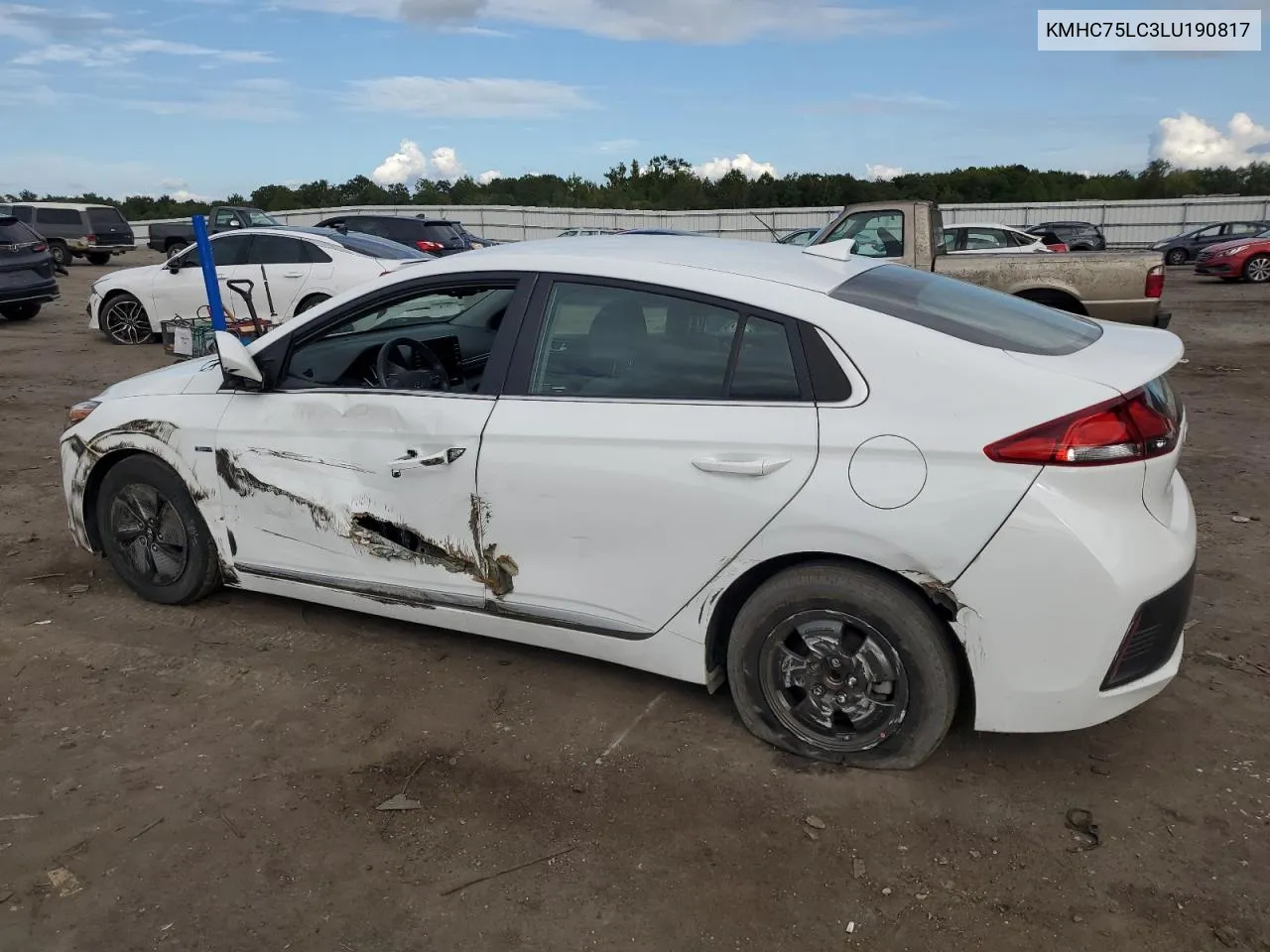 KMHC75LC3LU190817 2020 Hyundai Ioniq Se