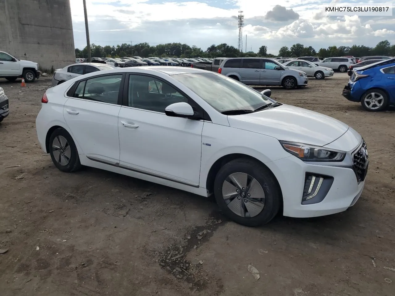 KMHC75LC3LU190817 2020 Hyundai Ioniq Se