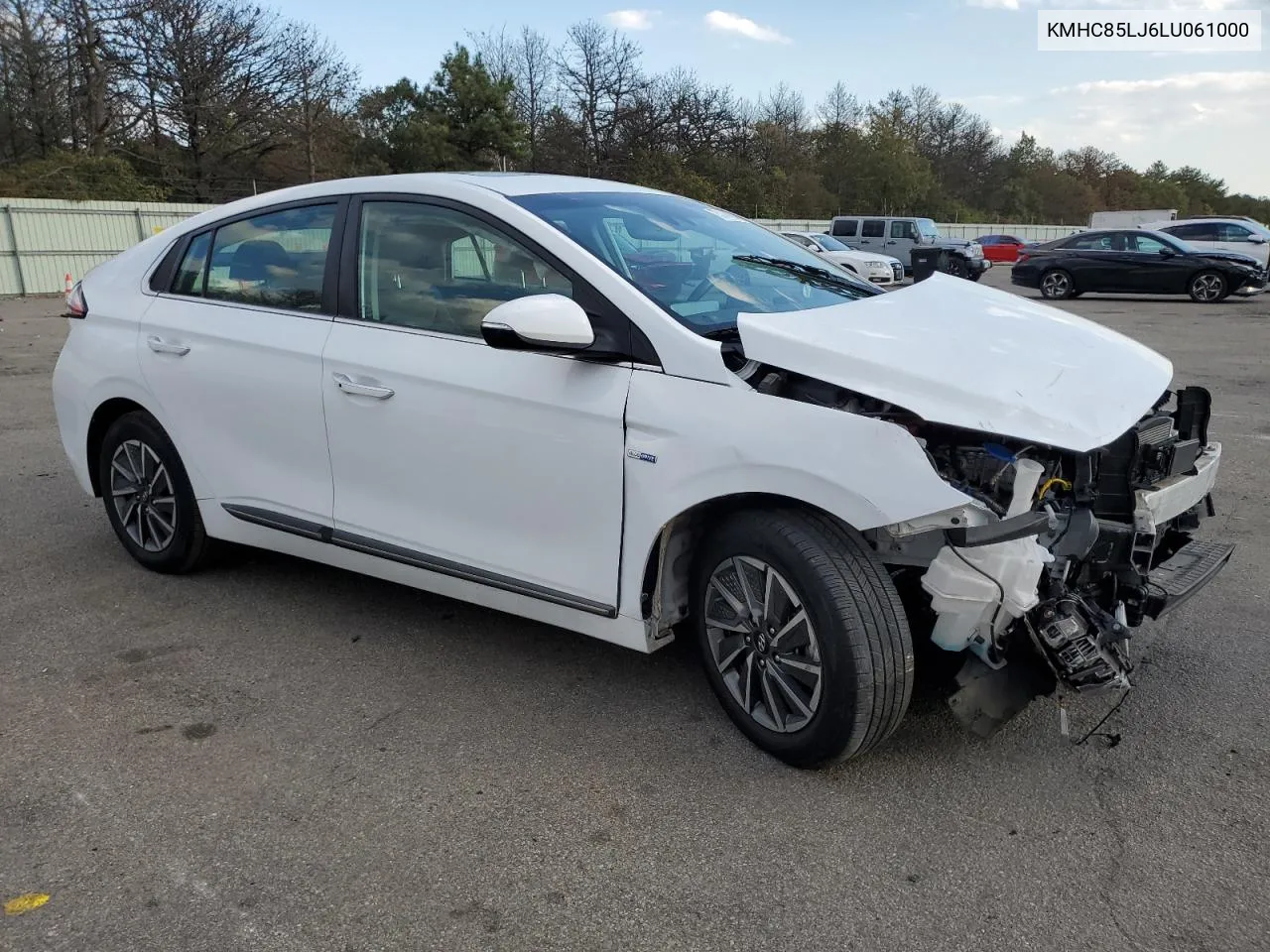 2020 Hyundai Ioniq Limited VIN: KMHC85LJ6LU061000 Lot: 75144524