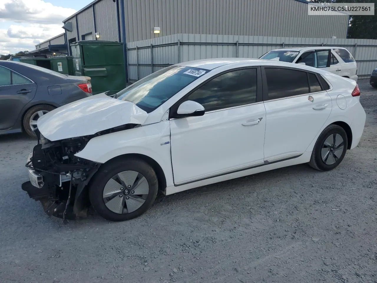 2020 Hyundai Ioniq Se VIN: KMHC75LC5LU227561 Lot: 76566704