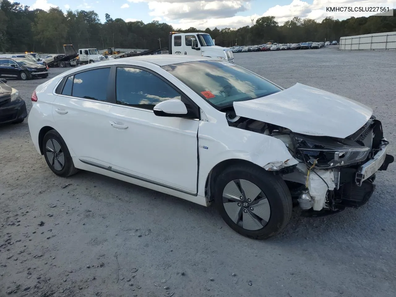 2020 Hyundai Ioniq Se VIN: KMHC75LC5LU227561 Lot: 76566704