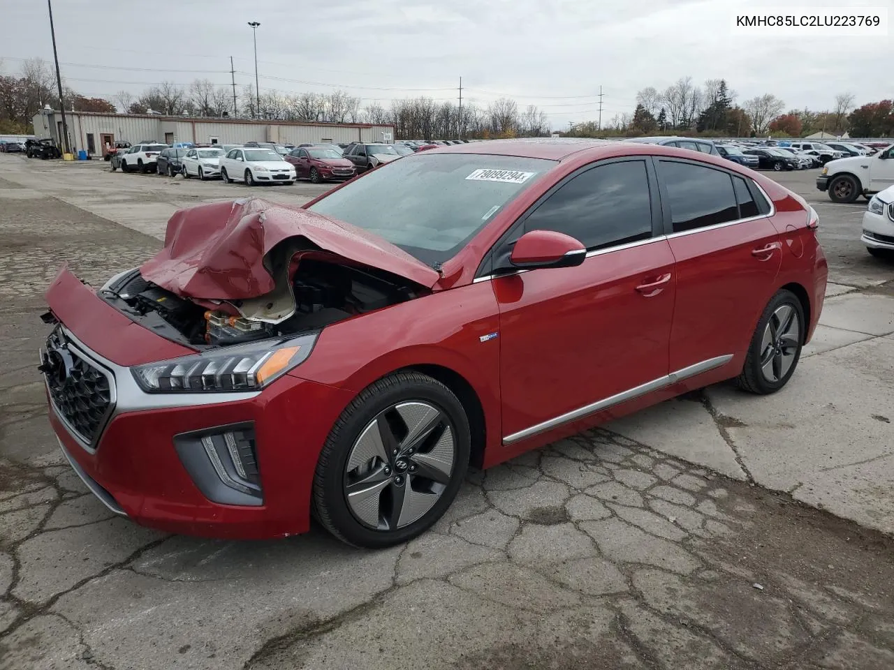 2020 Hyundai Ioniq Sel VIN: KMHC85LC2LU223769 Lot: 79099294